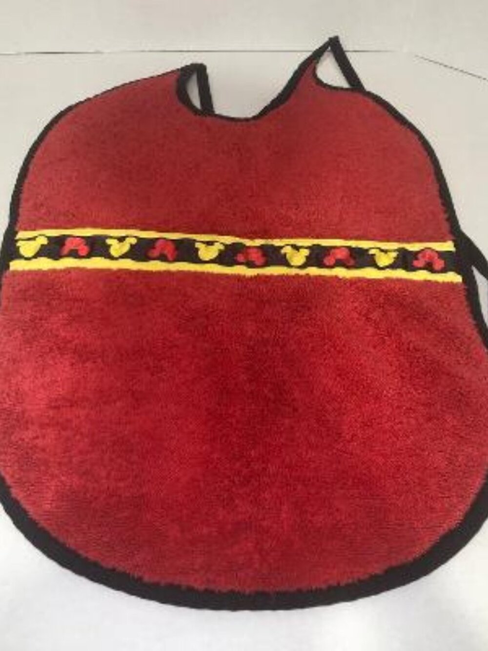 Disney Mickey Mouse Terry Cloth Baby/Toddler Bib